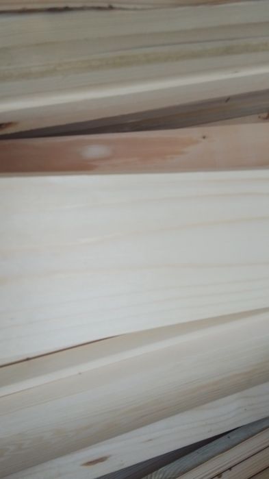 Parapet drewniany świerk 90x15x2 cm