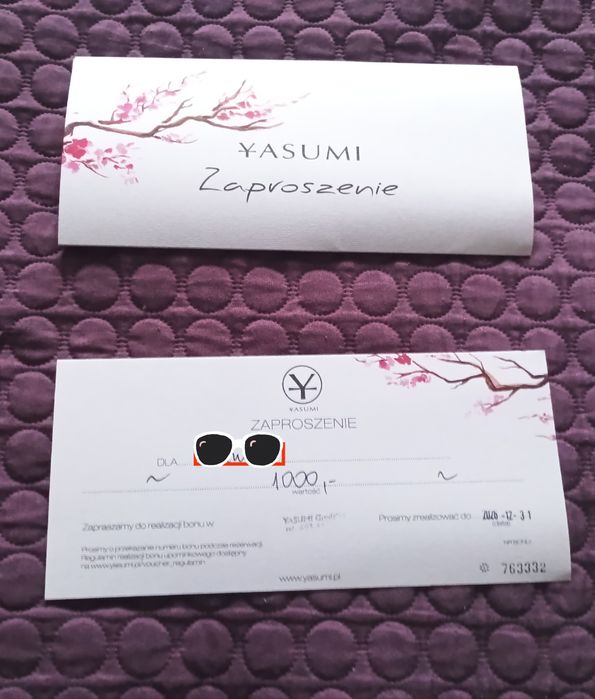 Bon Yasumi 1000 zł za 700 zł