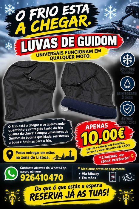 Luvas De Guidom Para Moto