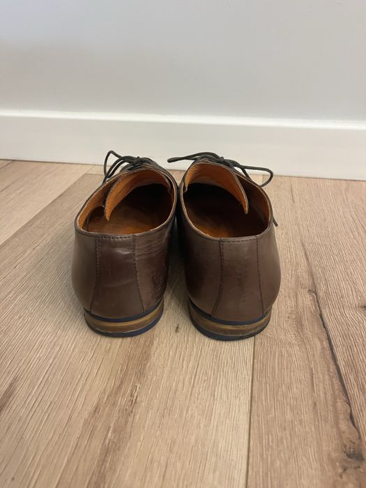 Sprzedam skórzane buty, brugsy, półbuty Kazar roz.42 brązowe
