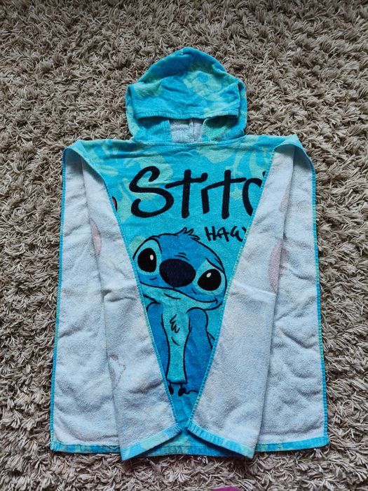 Ręcznik kąpielowy z kapturem/ poncho: Stitch Hawaii