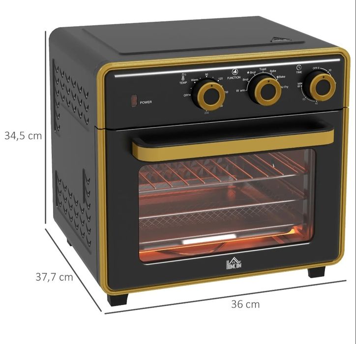 Wielofunkcyjny mini piekarnik Air Fryer 7 trybów 20L 1400W