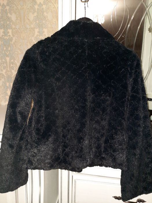 Шубка-накидка з штучного хутра