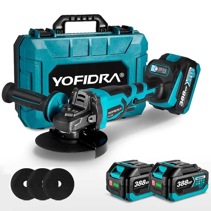 Rebarbadora 125mm  - OFERTA DE 3 DISCOS E MALA