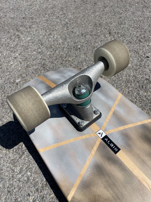 Surf Skate 33" DoubleTail OldSchool Retro | Carver Cx | Ricta Clouds 60&BlueScrate70