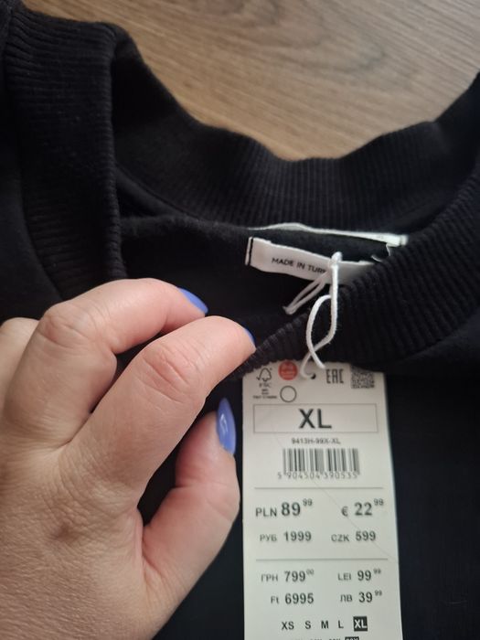 Nowa czarna bluza Reserved xl 42