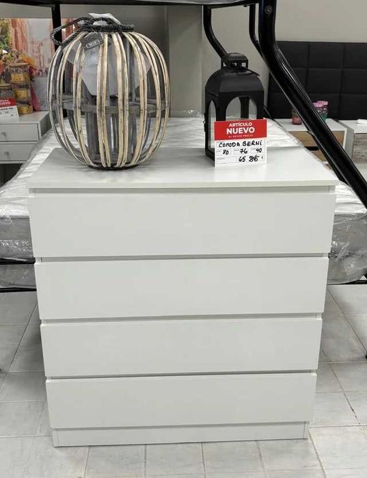 NOVA CÔMODA BRANCA - PROMOÇÃO - ENVIO GRÁTIS