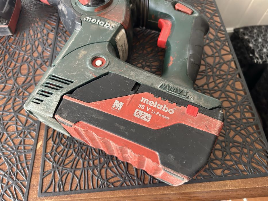 Młotowiertarka Metabo KHA-36LTX Mocny/2x Aku 5.2ah/Konkret/Wys!