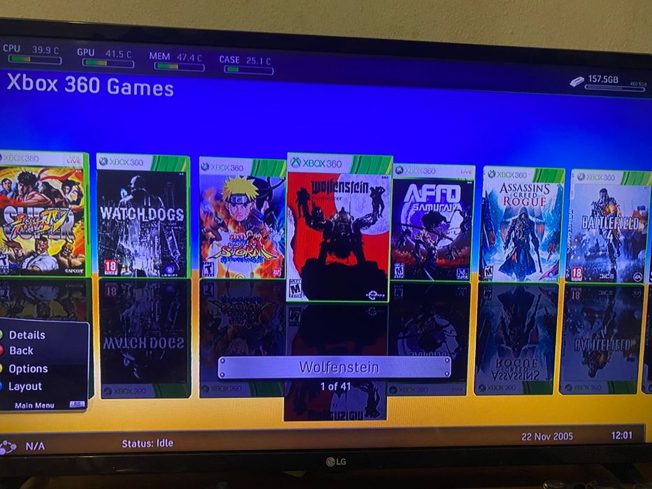 Xbox 360 RGH COM 41 JOGOS E 500GB