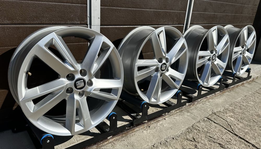 4x felgi aluminiowe 5x100 r17 et48 6,5J Alufelgi oryginał Seat 17”
