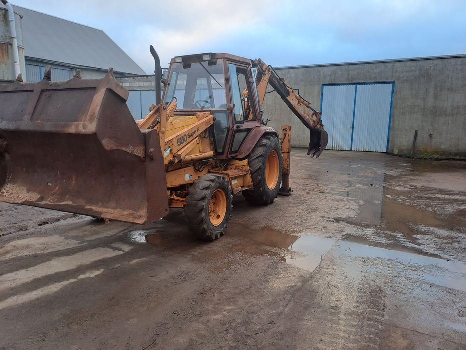 Koparko Ładowarka Case 580 Super K 4x4 Teleskop Łyżko Szczęka