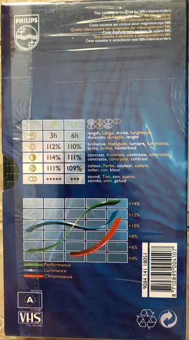 Philips cassete VHS