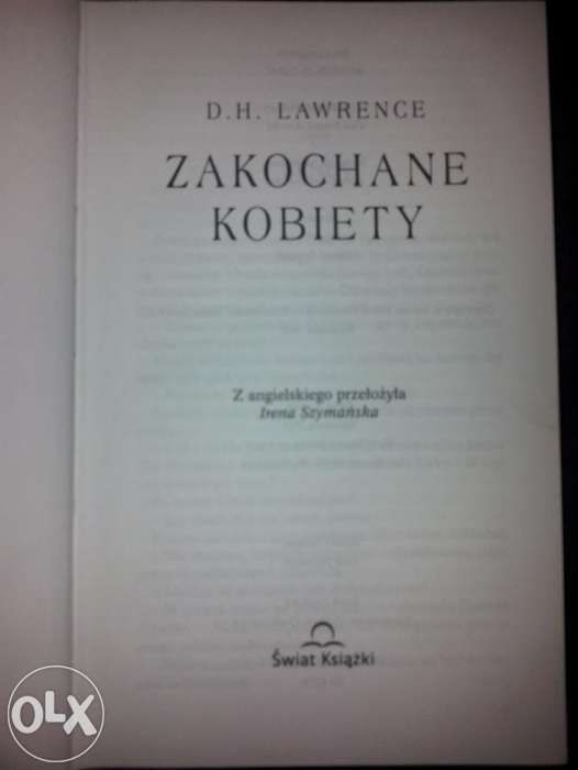 Zakochane Kobiety - D.H. Lawrence