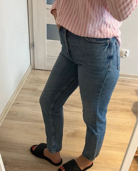 Niebieskie dżinsy Zara