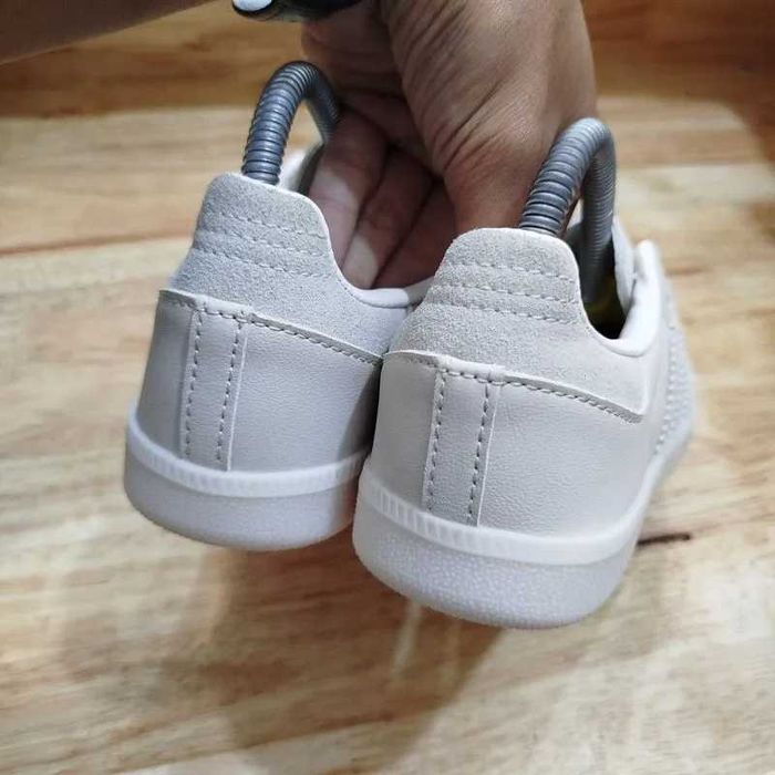 (БЕЗ ПЕРЕДОПЛАТИ) adidas Samba Triple White адідас самба чисто білі кросівки