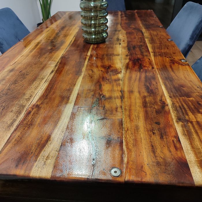 Stół drewno salon jadalnia