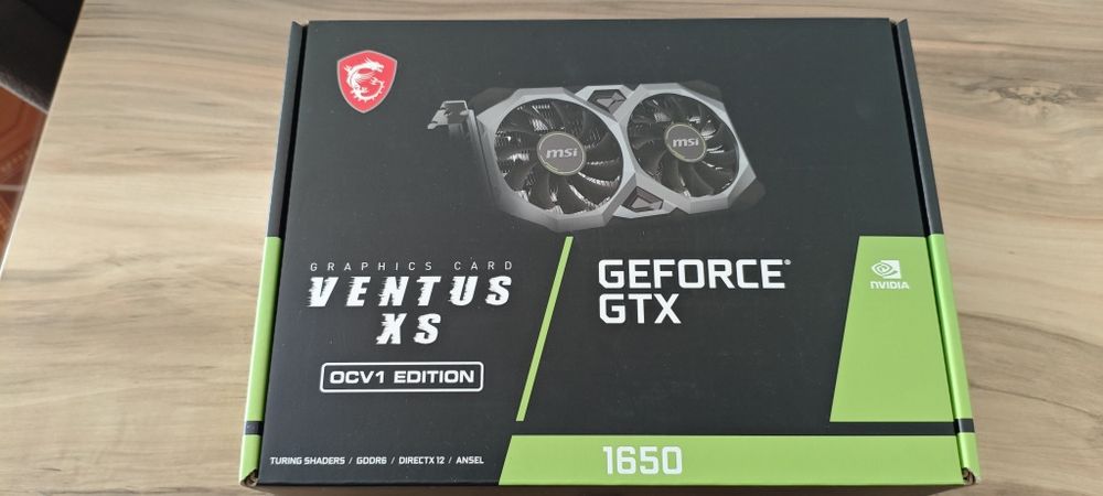 Placa Gráfica MSI GTX 1650 Ventus XS 4GB – Excelente Estado