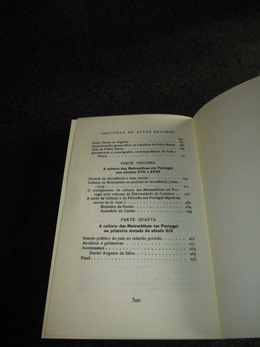 Livro História das Matemáticas em Portugal Francisco Gomes Teixeira