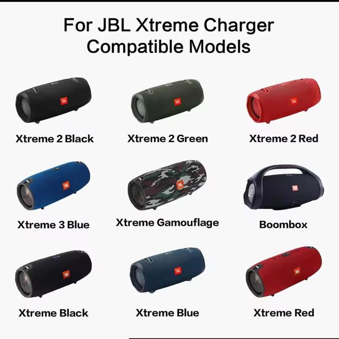 Carregador JBL Xtreme 2/3 e Boombox