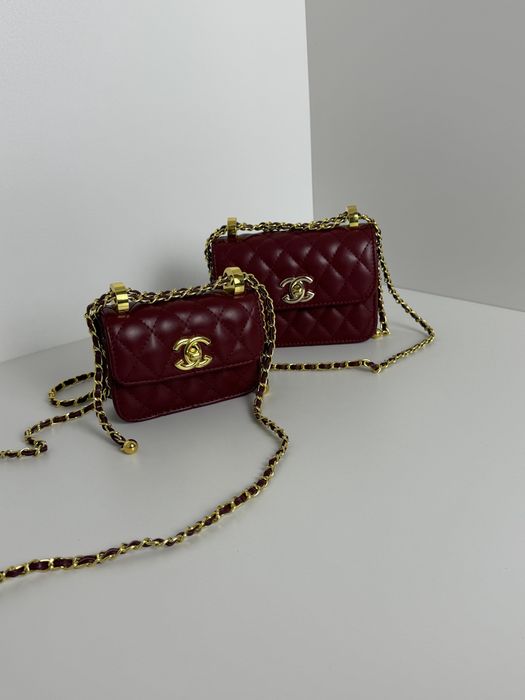Сумка Chanel чорна міні , сумка Canel