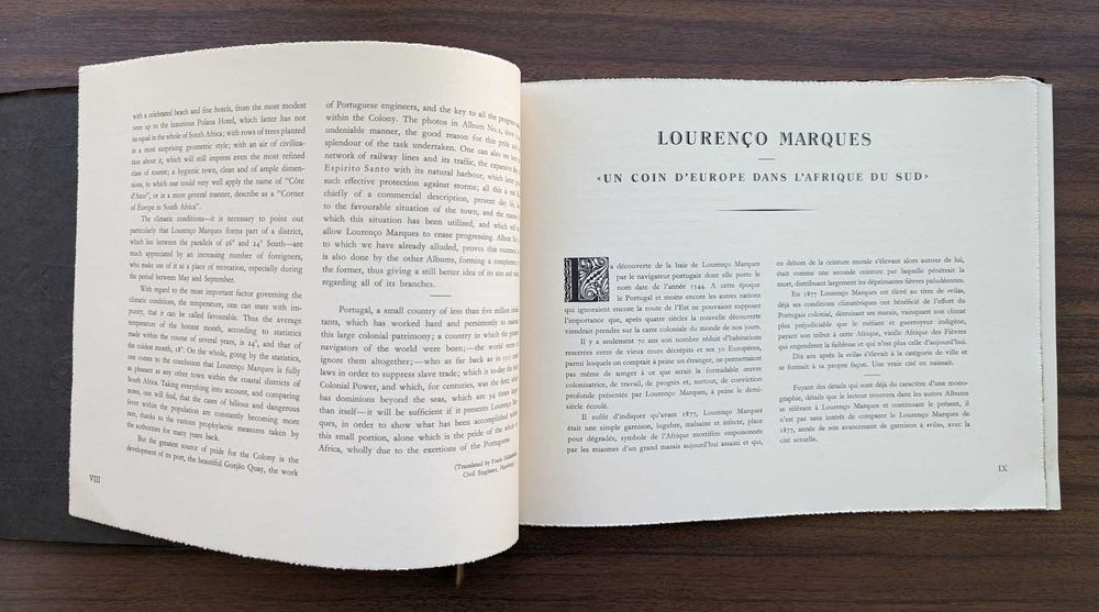 Álbuns Fotográficos e Descritivos da Colónia de Moçambique