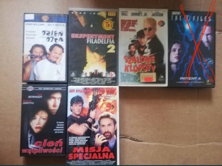 Sprzedam filmy vhs