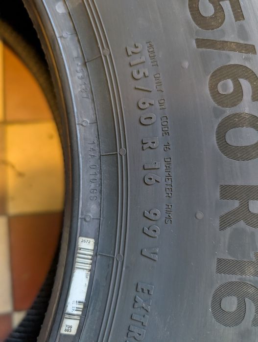 Continental PremiumContact 6 215/60R16 99V XL #133N