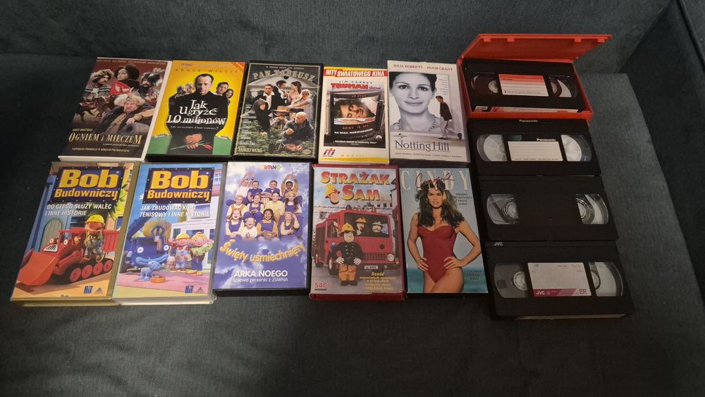 Zestaw kaset vhs 14szt