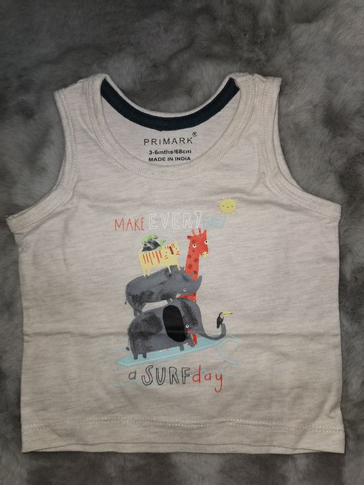 Koszulka na ramiączkach Primark rozm. 68