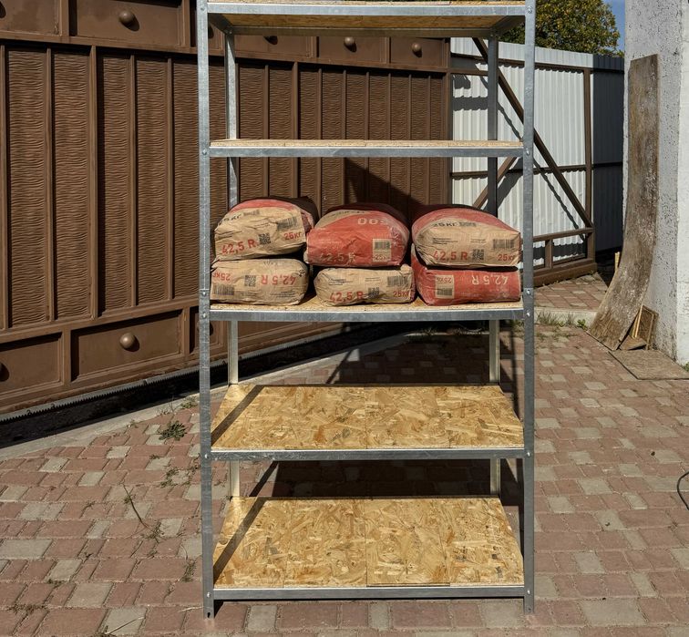 Стелаж полиці металеві в гараж комору кладову склад магазин СТО підвал