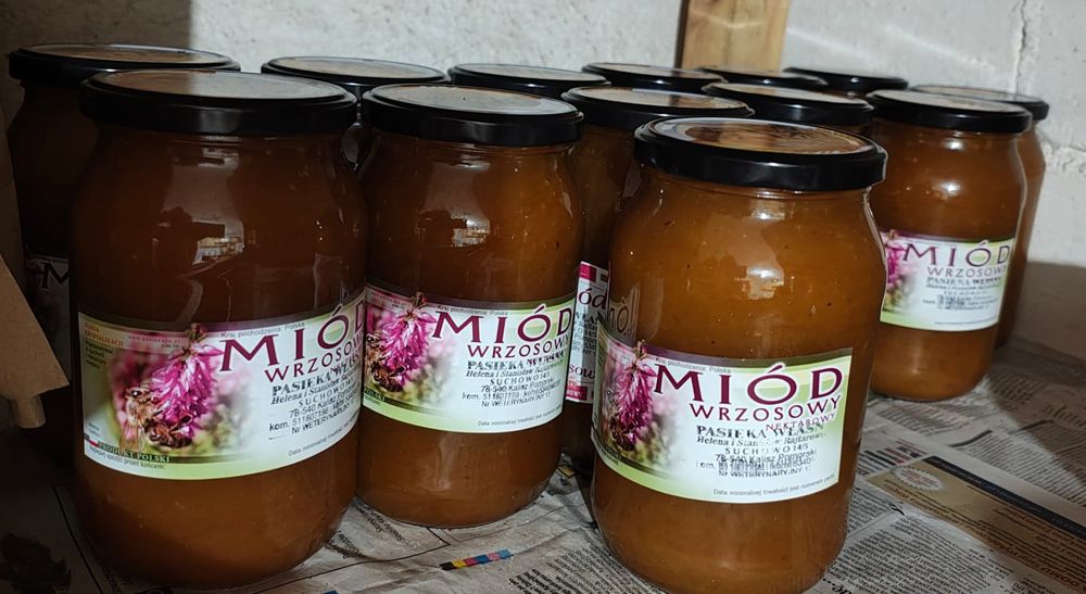 Miody naturalne z pasieki
