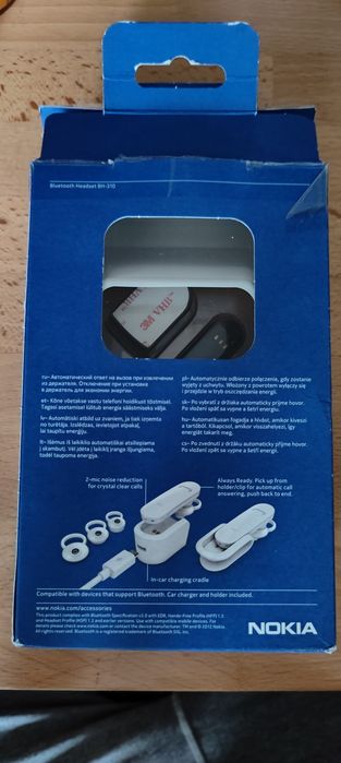 Słuchawka, zestaw bezprzewodowy Nokia BH-310