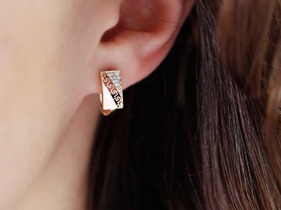 Kolczyki grecki wzór pr585