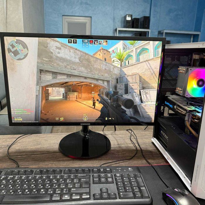 Ігровий комп’ютер 24 ядра Системний блок 16GB DDR4 + RX 580 відеокарта комп для ігор