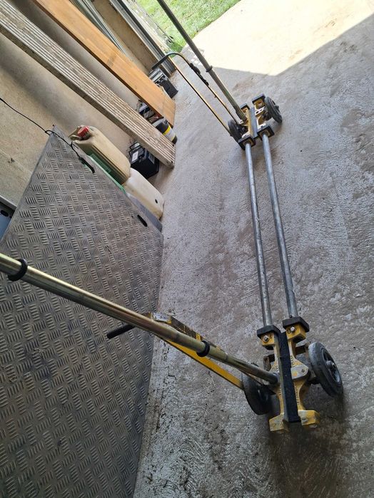 Wózek transportowy składany do szyb płyt