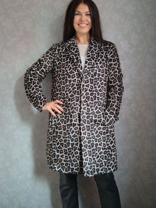 Тренч леопардовый принт
