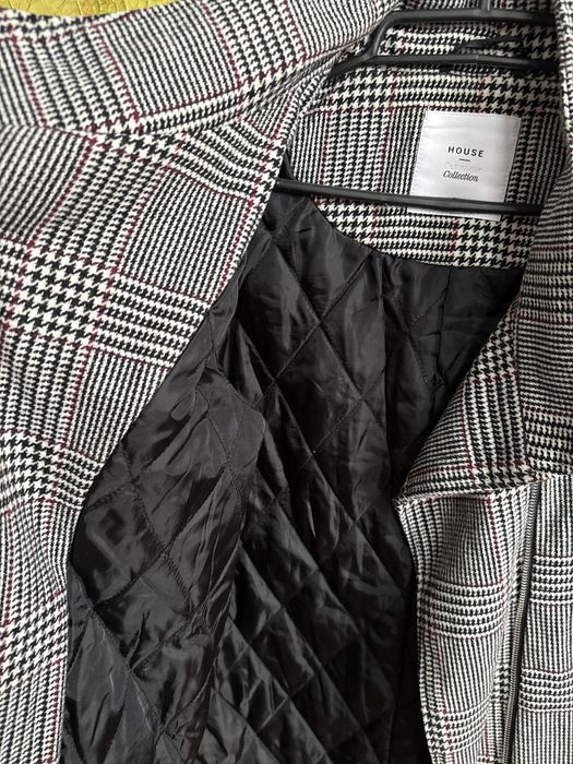 Płaszczyk kurtka House pepitka