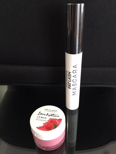 Bálsamo de Lábios Framboesa + Máscara de Pestanas (rímel)
