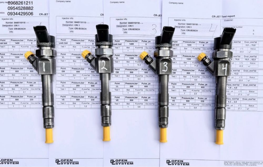 0445110146 0445110021 04451110110 форсунки Renault Opel Nassan