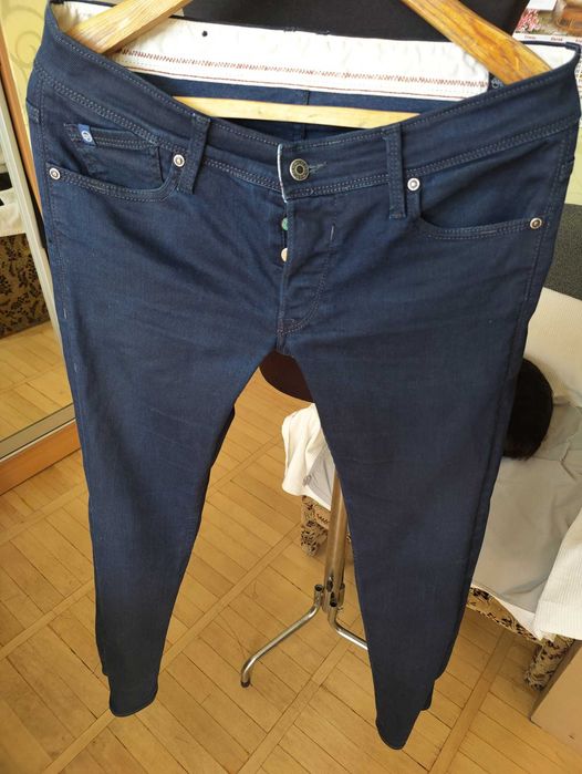 Джинсы Le temps des cerises France w31 stretch navy.