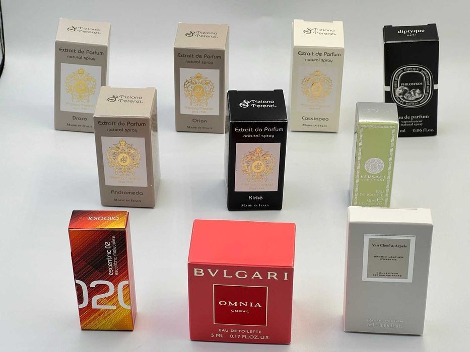 Миниатюры духов оригинальной элитной парфюмерии