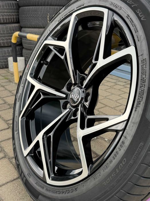 Nowe koła 22 cale Audi Q7 SQ7 czarne połysk srebrne