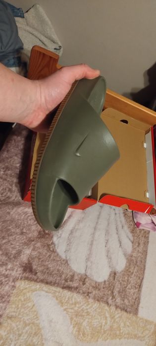 Klapki Nike Calm męskie rozmiar 48.5 oliwkowe