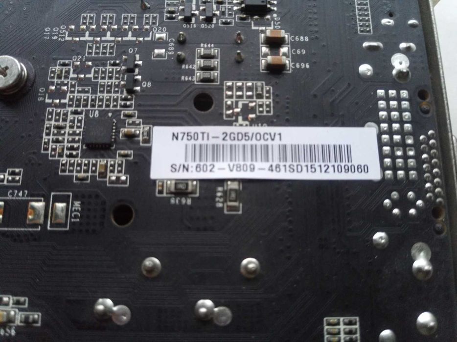 Відеокарта MSI GeForce GTX750Ti 2GbDDR5 (1059/5400) (DVI, HDMI, D-Sub)