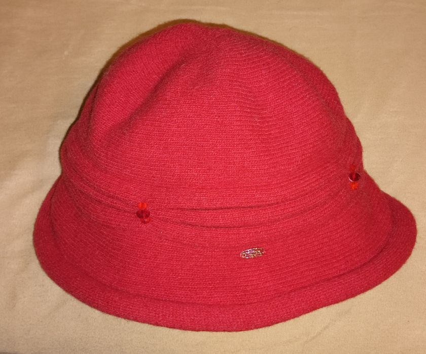 Czapka kapelusz wełna 80% Kamea nowa