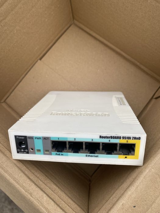 Wi-Fi роутер MikroTik RouterBOARD 951Ui-2HnD | Надійний та потужний