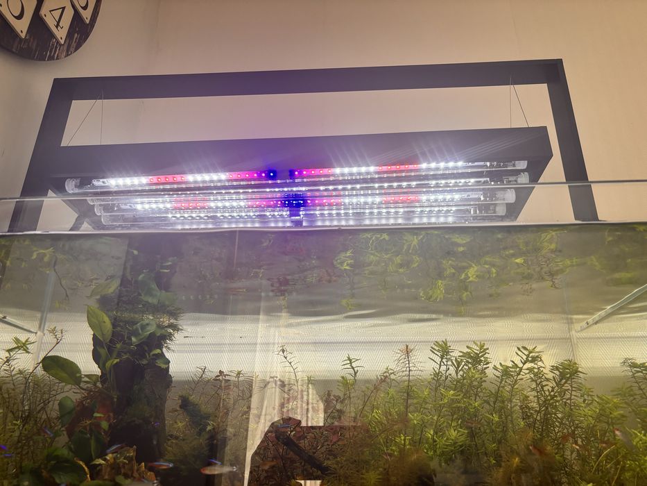AQUAEL UltraScape 90 Forest – Estrutura + LED 56W – Estado Impecável