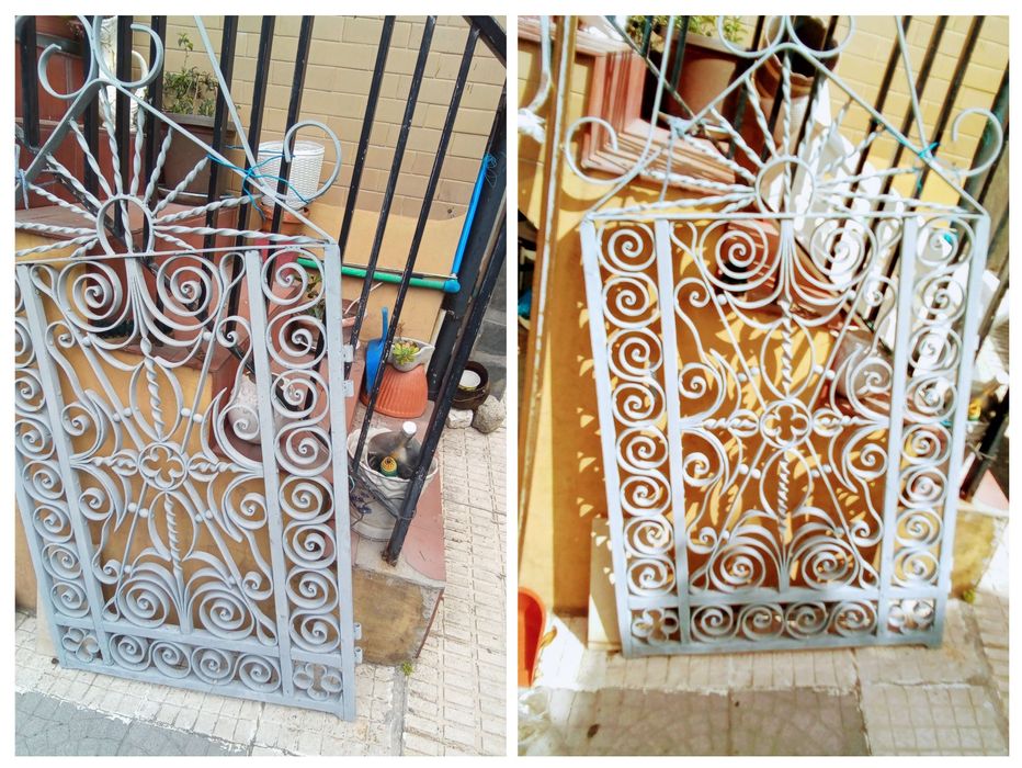 Novo PRECO   Portão e grades  ferro tratadas e  decapadas e so pintar