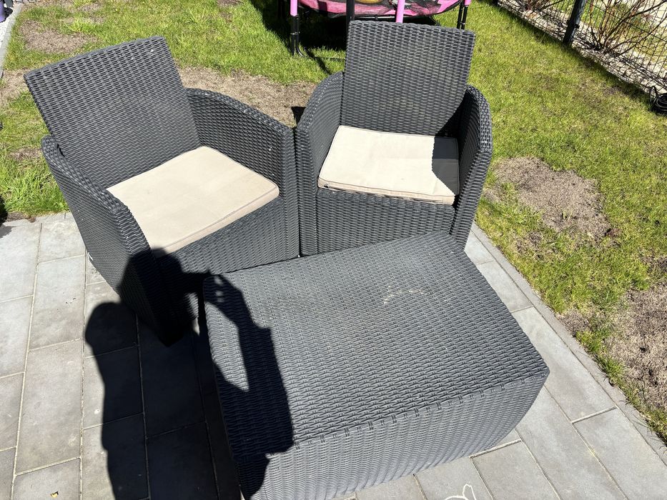 Zestaw ogrodowy antracyt