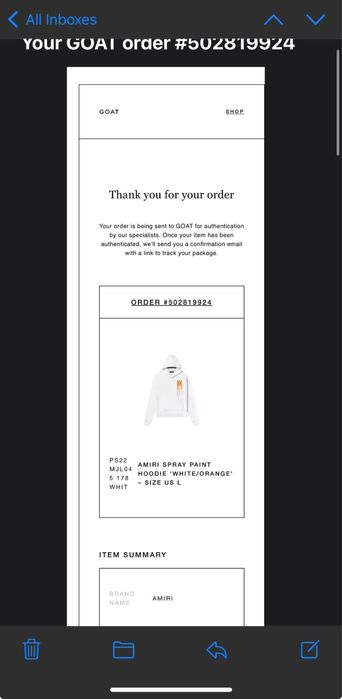 Amiri Hoodie (novo com etiquetas)